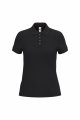 Dames Polo iDeal Basic Brand Zwart